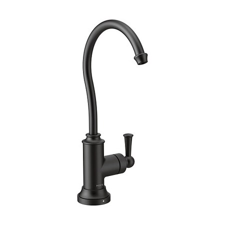 Moen One-Handle Beverage Faucet Matte Black S5510BL